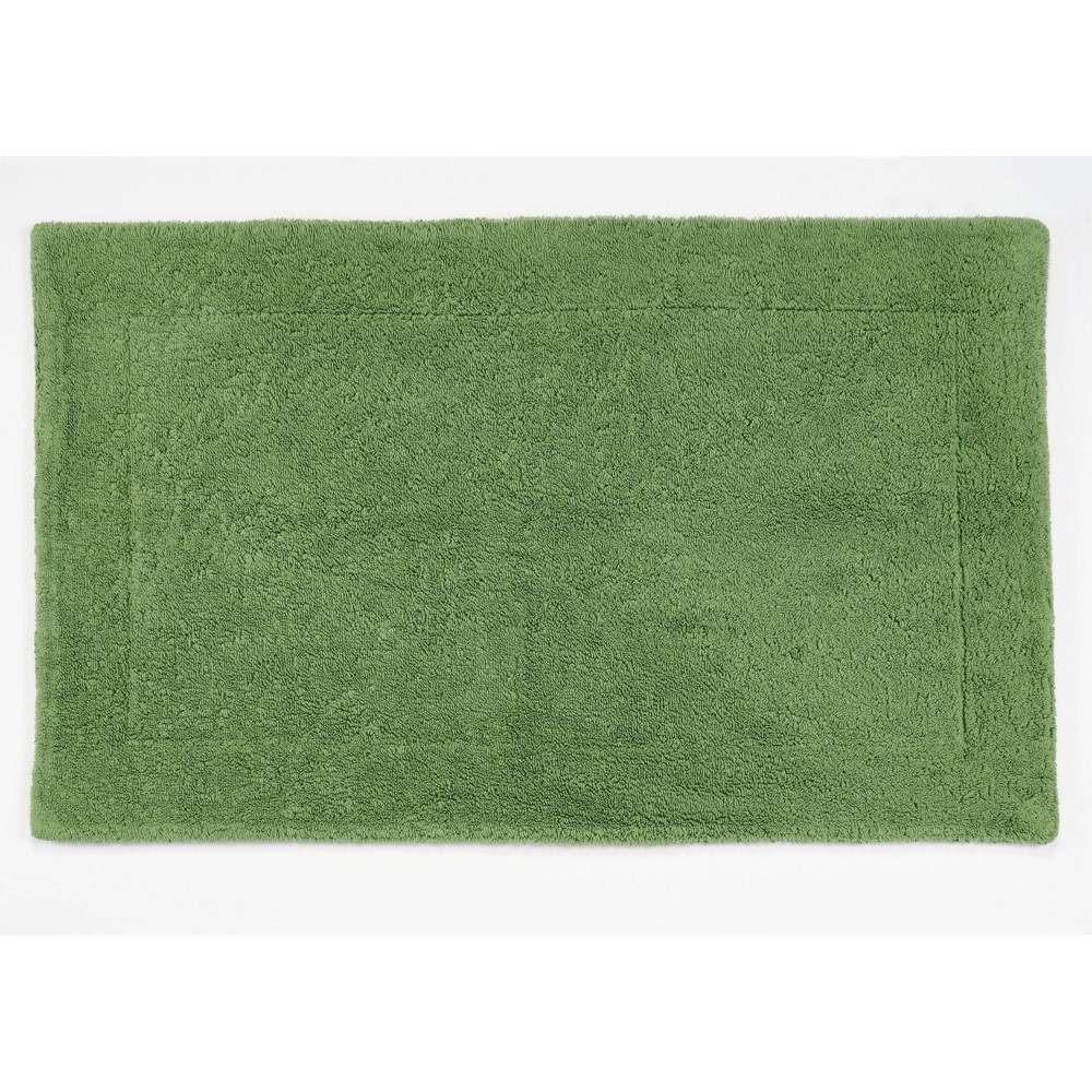 Double Bath Mat 205 by Designer Abyss & Habidecor in Forest Green